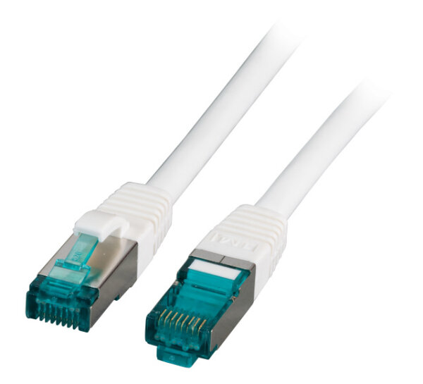 EFB ELEKTRONIK RJ45 Patchkabel S/FTP, Cat.6A, LSZH, 10m, weiß (MK6001.10W)