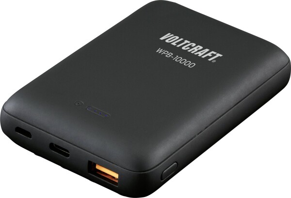 VOLTCRAFT Induktions-Powerbank 3 A VC-11015280 WPB-10000 10000 mAh Ausgänge USB, USB-C? Buchs