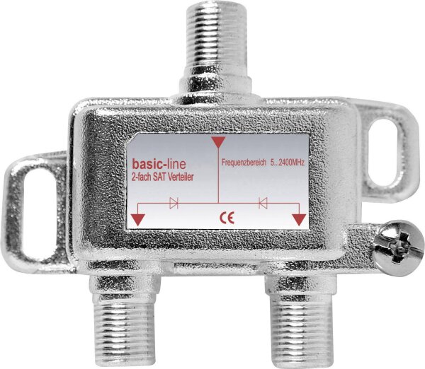 RENKFORCE SAT-Verteiler 2-fach 5 - 2200 MHz