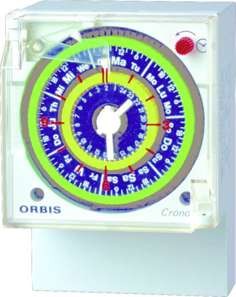 ORBIS ZEITSCHALTTECHNIK CRONO D 230 V Aufputz-Zeitschaltuhr analog 250 V/AC