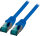 EFB ELEKTRONIK RJ45 Patchkabel S/FTP, Cat.6A, LSZH, 2m, blau (MK6001.2BL)