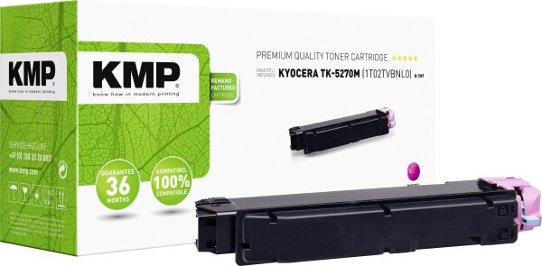 KMP Toner Kyocera TK-5270M/TK5270M magenta 6000 S. K-T87 remanufactured