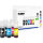 KMP E182V 2x schwarz, 1x cyan, 1x magenta, 1x gelb Tintenflaschen ersetzen EPSON 102/T03R14, 102/T03