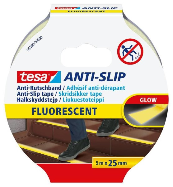 TESA 55580-00000-11 Anti-Rutschband Weiß (L x B) 5 m x 25 mm 1 Rolle(n)