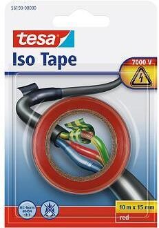 TESA Isolierband 10m 15mm rot Blister