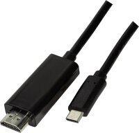 LOGILINK HDMI / USB Anschlusskabel [1x USB-C? Stecker -...