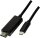 LOGILINK HDMI / USB Anschlusskabel [1x USB-C? Stecker - 1x HDMI-Stecker] 3 m Schwarz