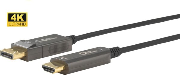 MICROCONNECT Premium Optic DP - HDMI Cable (DP-HDMI-2000V1.4OP)