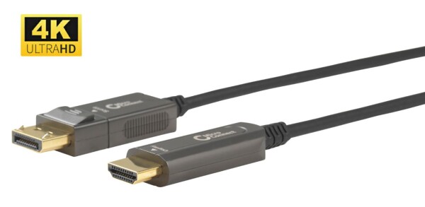 MICROCONNECT Premium Optic DP - HDMI Cable (DP-HDMI-1000V1.4OP)