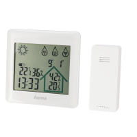 HAMA Wetterstation Action, Weiß (00186412)