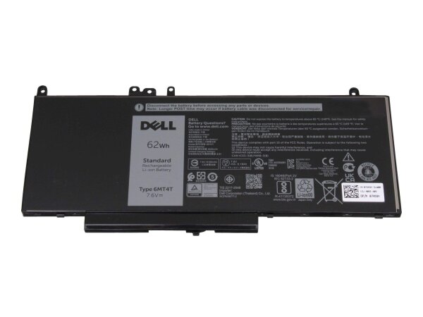 DELL BTRY PRI 62WHR 4C 3YRW SIMPLO