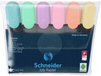 SCHNEIDER SCHREIBGERÄTE Textmarker Job pastell Etui...