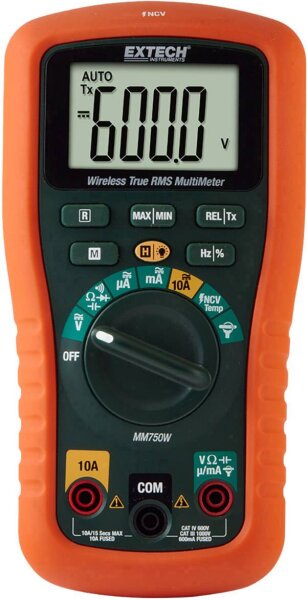 EXTECH MM750W Hand-Multimeter digital Datenlogger CAT III 1000 V, CAT IV 600 V Anzeige (Counts)