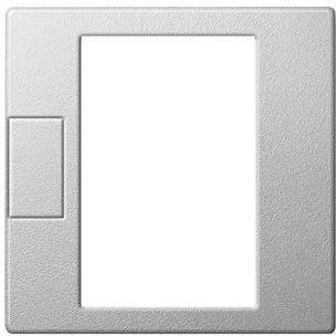 MERTEN GMBH Merten Zentralplatte MEG5775-0460 f.RTR+Touch-Display aluminium Sys.M