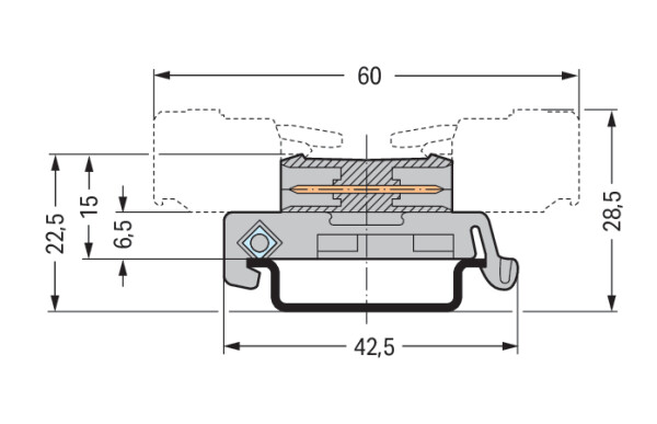 WAGO Stiftleiste (Standard) 301 Polzahl Gesamt 8 WAGO 232-568/007-000 Rastermaß: 7.50 mm 10 St.