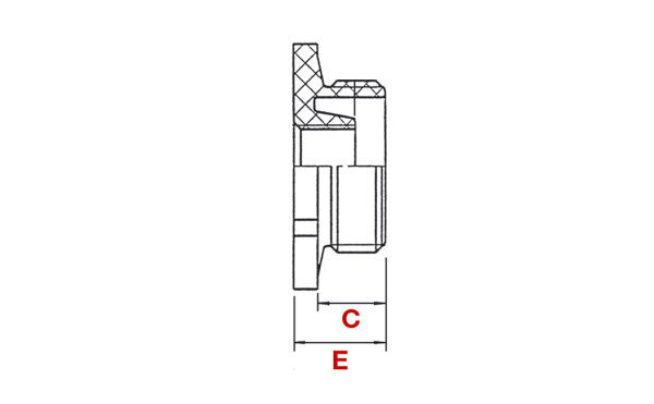 PLICA Reduktion 6-kant ADAP M25/M20 PA 6 M 25 M 20 Kunststoff 907005427