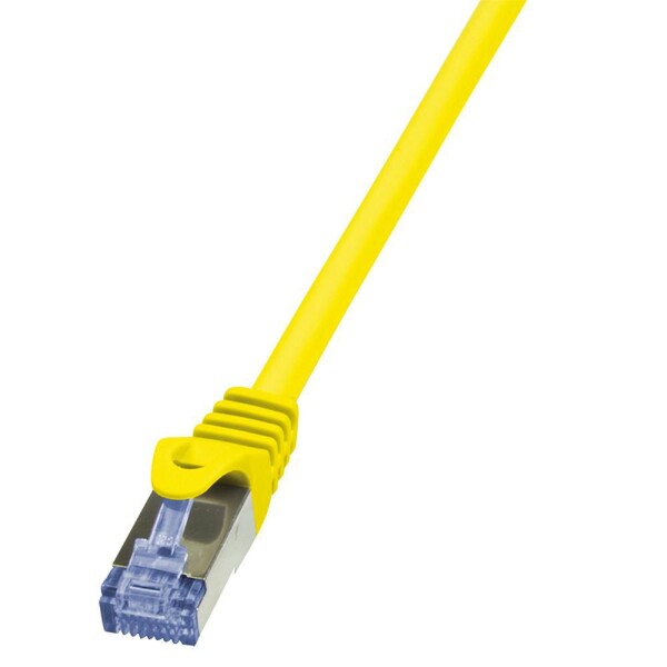 LOGILINK CQ3037S S/FTP Patchkabel Kat.6A PrimeLine gelb -   1,00m