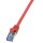 LOGILINK CQ3034S S/FTP Patchkabel Kat.6A PrimeLine rot -   1,00m