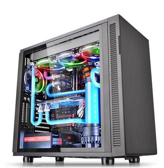 THERMALTAKE Suppressor F31 - Tempered Glass Edition - Tower - ATX - ohne Netzteil (PS/2) - Schwarz