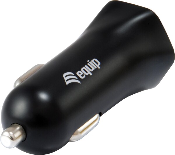 EQUIP 2-Port USB Car Charger, 12W 5V