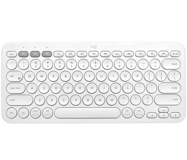 LOGITECH K380 Multi-Device Bluetooth Keyboard OFFWHITE (DE)