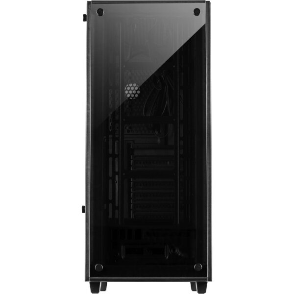 INTERTECH Inter-Tech C-303 Mirror, Midi Tower ATX Gehäuse, Schwarz