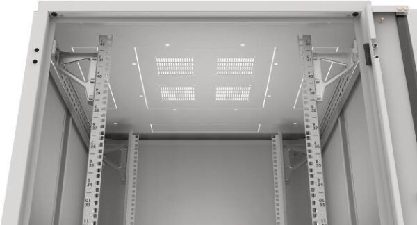 EFB ELEKTRONIK 48,3cm 19Zoll Netzwerkschrank PRO SERIE 24HE 600X800 RAL7035 Grau IP20