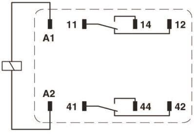 PHOENIX CONTACT REL-IR2/LDP- 60DC/2X21 Relais 60 V/DC 12 A 2 Wechsler 10 St.