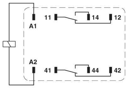 PHOENIX CONTACT REL-IR2/L- 24AC/2X21 Relais 24 V/AC 12 A 2 Wechsler 10 St.