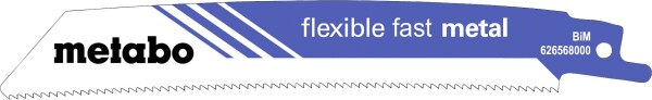 METABO 626568000 Säbelsägeblätter FLEXIBLE FAST METAL Sägeblatt-Länge 150 mm 5 St.