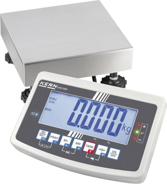 KERN & SOHN IFB 6K1DM+V Plattformwaage Wägebereich (max.) 6 kg Ablesbarkeit 1 g Weiß