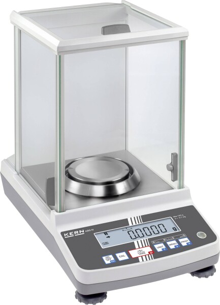 KERN & SOHN ABS 220-4N+C Analysewaage Kalibriert nach DAkkS Wägebereich (max.) 220 g Ablesbarkeit 0.