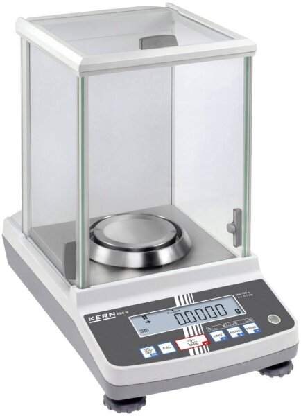 KERN & SOHN ABS 320-4N+C Analysewaage Kalibriert nach DAkkS Wägebereich (max.) 320 g Ablesbarkeit 0.