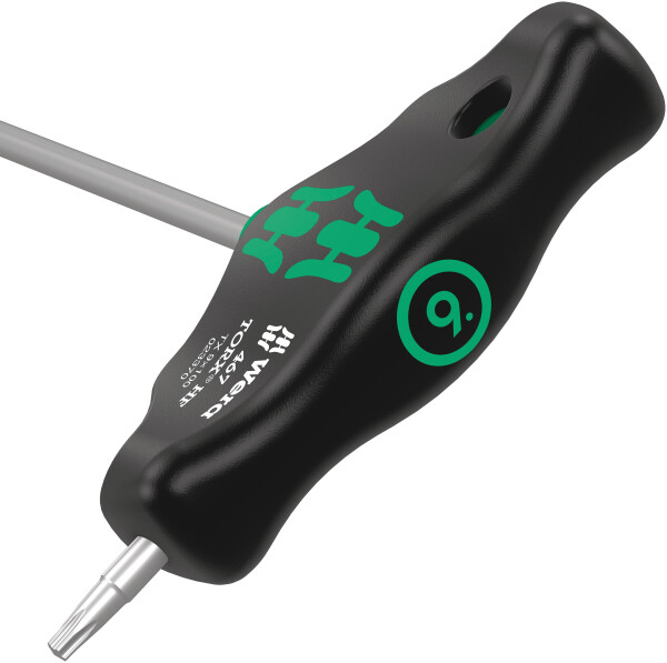 WERA 467 TORX® HF Torx-Schraubendreher Größe T 9 Klingenlänge: 100 mm