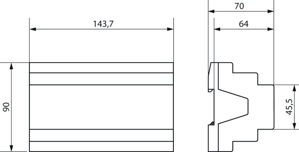 THEBEN AG THEB Theben DM 8-2 T KNX Universal Dimmaktor 8f 4940285