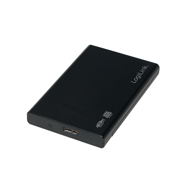 LOGILINK USB 3.0 2,5"" Extern. Super Slim, screwless, schwarz