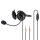 HAMA NHS-P100 PC-Headset 3.5 mm Klinke schnurgebunden, Stereo On Ear Schwarz