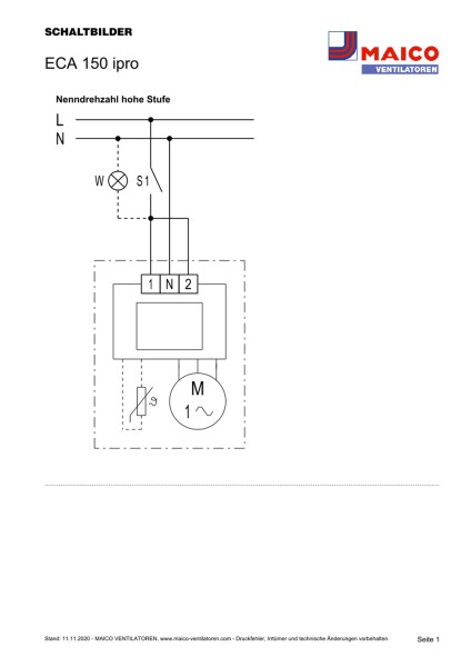 MAICO Kleinraumventilator ECA 150 ipro ECA 150 ipro 0084.0085