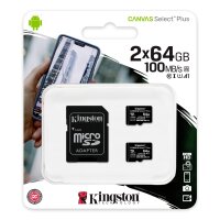 KINGSTON 64GB MICROSDXC CANVAS SELECT 2