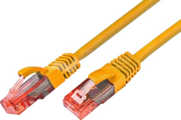 WIREWIN KAT6 Patchkabel, U/UTP, LSOH, Lifetime Warranty, orange RJ45 Patchkabel (PKW-UTP-KAT6 25.0 O