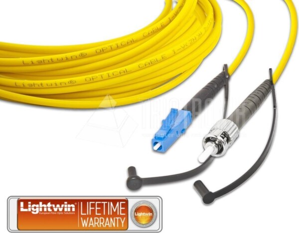 LIGHTWIN High Quality Simplex LWL Patchkabel, SM, LC - ST LWL Patchkabel (LSP-09 LC-ST 10.0)