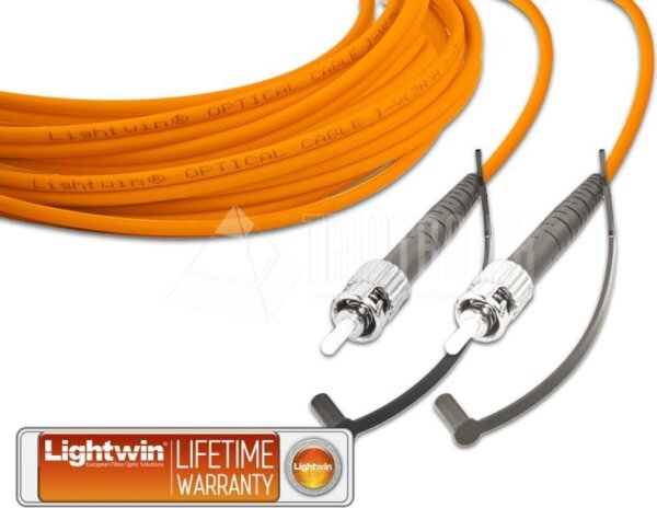 LIGHTWIN High Quality Simplex LWL Patchkabel, MM OM1, ST - ST LWL Patchkabel (LSP-62 ST-ST 20.0)