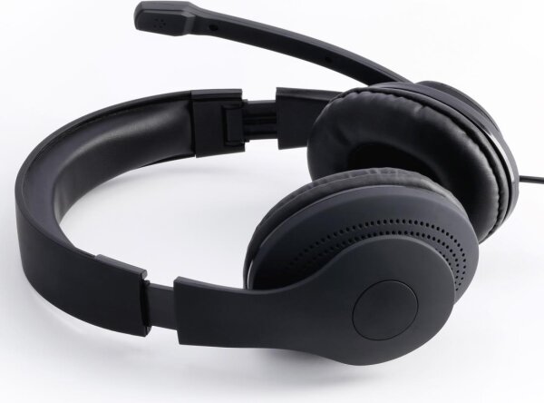 HAMA PC Office Headset ""HS-USB300"" - Headset - Full-Size - kabelgebunden - USB - Schwarz