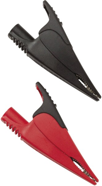 FLUKE Sicherheits-Abgreifklemmen-Set Buchse 4 mm CAT IV 600 V, CAT III 1000 V Rot, Schwarz Fluke AC2