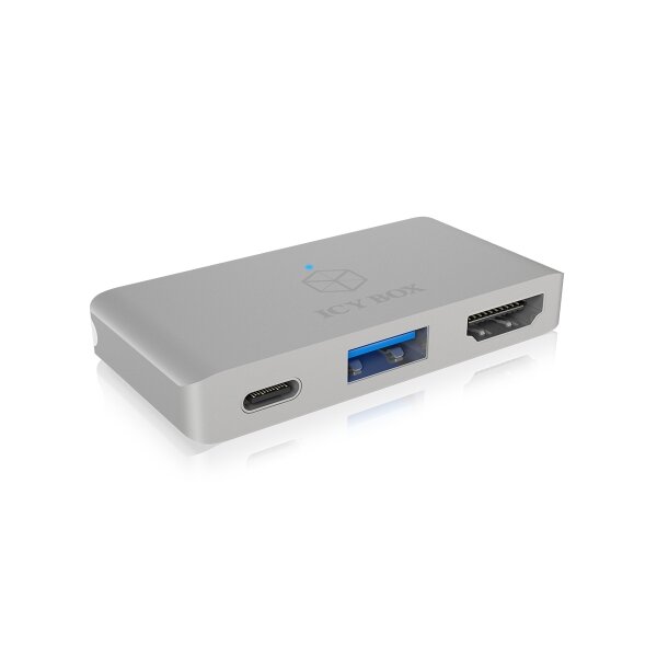 RAIDSONIC ICY BOX IB-DK4030-2C - Docking Station - USB-C / Thunderbolt 3 - HDMI (IB-DK4030-2C)