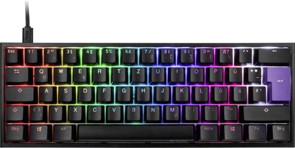 DUCKYCHANNEL Ducky ONE 2 Mini MX-Silent Red, RGB, schwarz