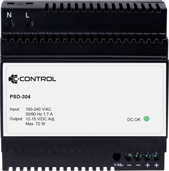 CONRAD C-Control PSD-304 Hutschienen-Netzteil (DIN-Rail) 12 V DC 6 A 72 Wp 1 x