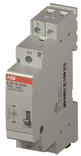 ABB Installationsrelais E297-16-10/230 Spule 230 VAC, 16 A, 1 NO E297-16-10/23