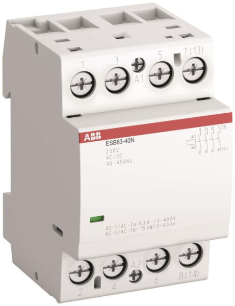 ABB ESB63-40N-06 Installationsschütz 4S/0Ö, 230 V AC/DC (1SAE351111R0640)
