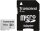 TRANSCEND SD microSD Card  16GB Transcend SDHC USD300S-A w/Adapter